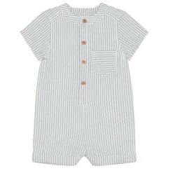 Rompers & Jumpsuits>Fixoni Stripe Woven Romper 6-24m Blue