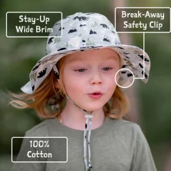 Hot Striped Cotton UV Hat 2-5y Kids/BOY Hats And Caps|Hats & Caps