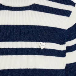 Dresses & Rompers>Guess Kids Striped Knit Dress 7-14 Navy
