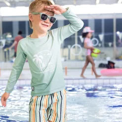 Swimsuits>Nano Striped Swim Shorts 2-12 Navy