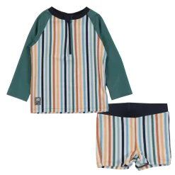 New Striped Uv Ls 2pc Swimsuit 2-4 Kids/BOY Swimsuits
