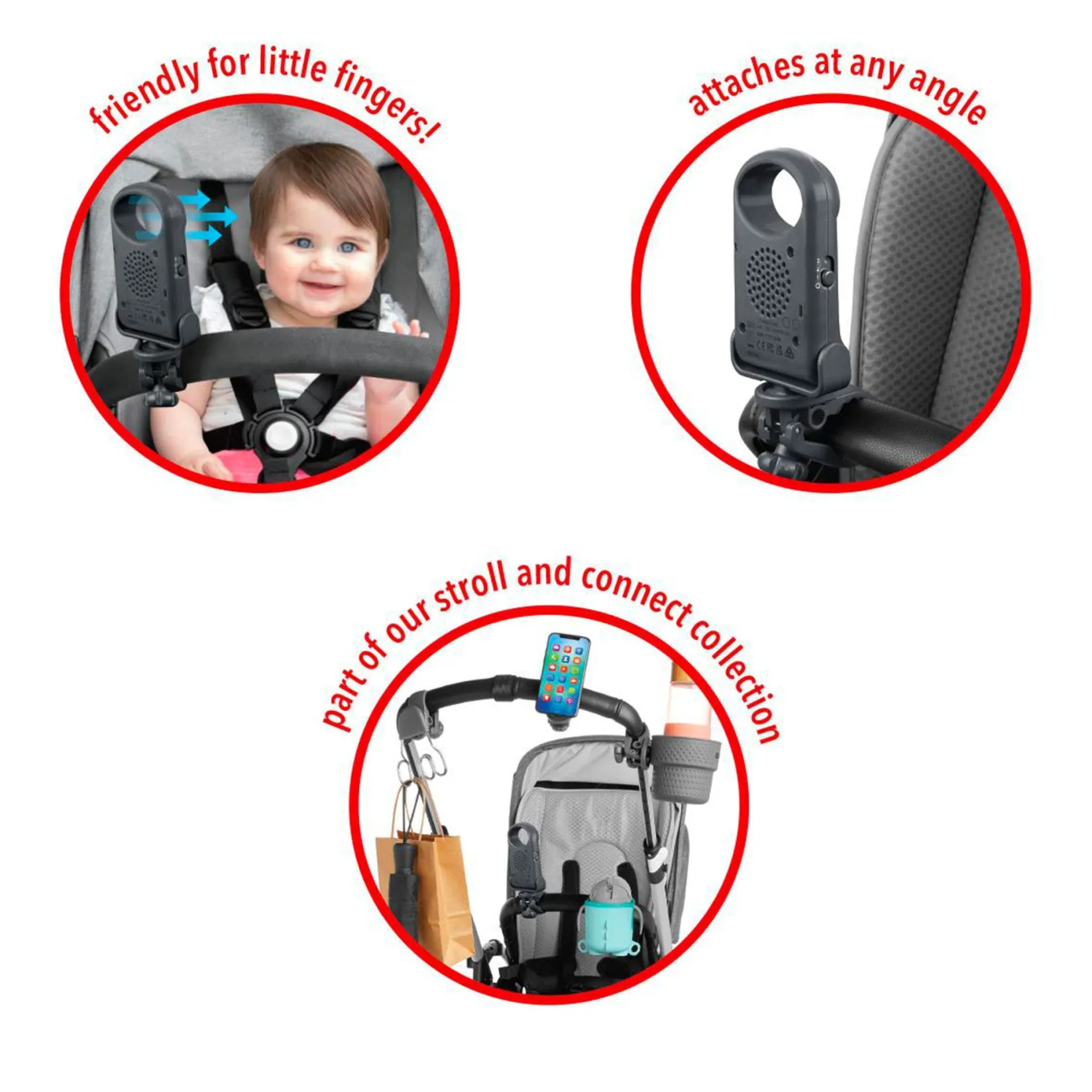 Strollers & Trailers|Outdoors & Travel>Skip Hop Stroller Fan Charcoal