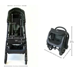 Outlet Stroller Oxygen 2.0 - Tropical Green Kids Strollers|Strollers & Trailers