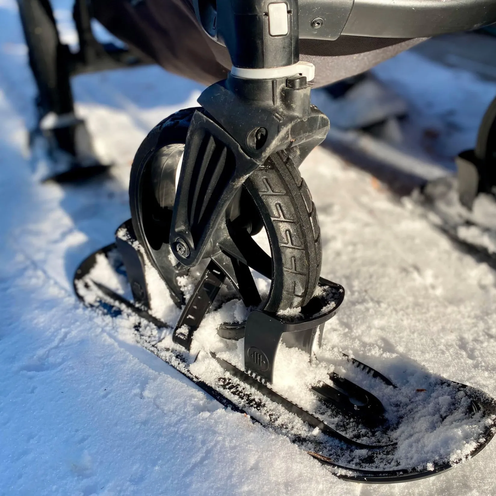 Stroller Skis - 4 Wheels Set Kids Winter Activities|Strollers & Trailers