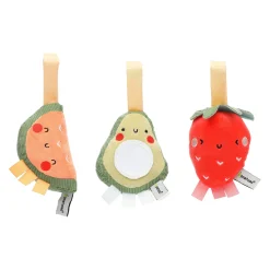 Clearance Stroller Toy Set of 3 - Watermelon, Avocado, Strawberry Stroller & Car Seat Toys|Developmental Toys