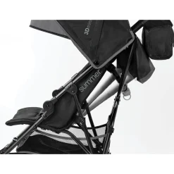 Strollers|Strollers & Trailers>Summer Infant Summer 3D Mini Convenience Stroller - Gray / Black