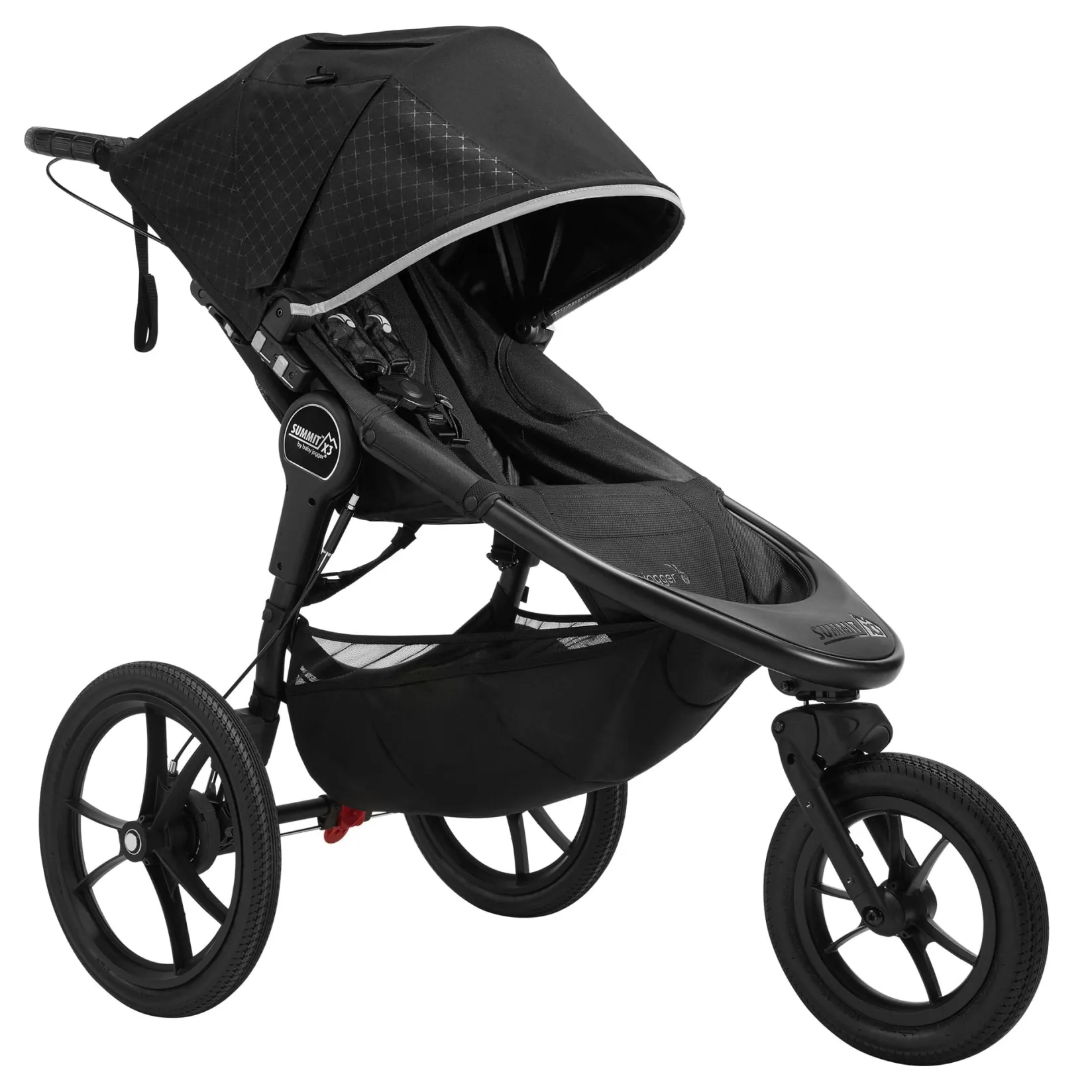 Strollers|Strollers & Trailers>Baby Jogger Summit X3 Stroller - Midnight Black
