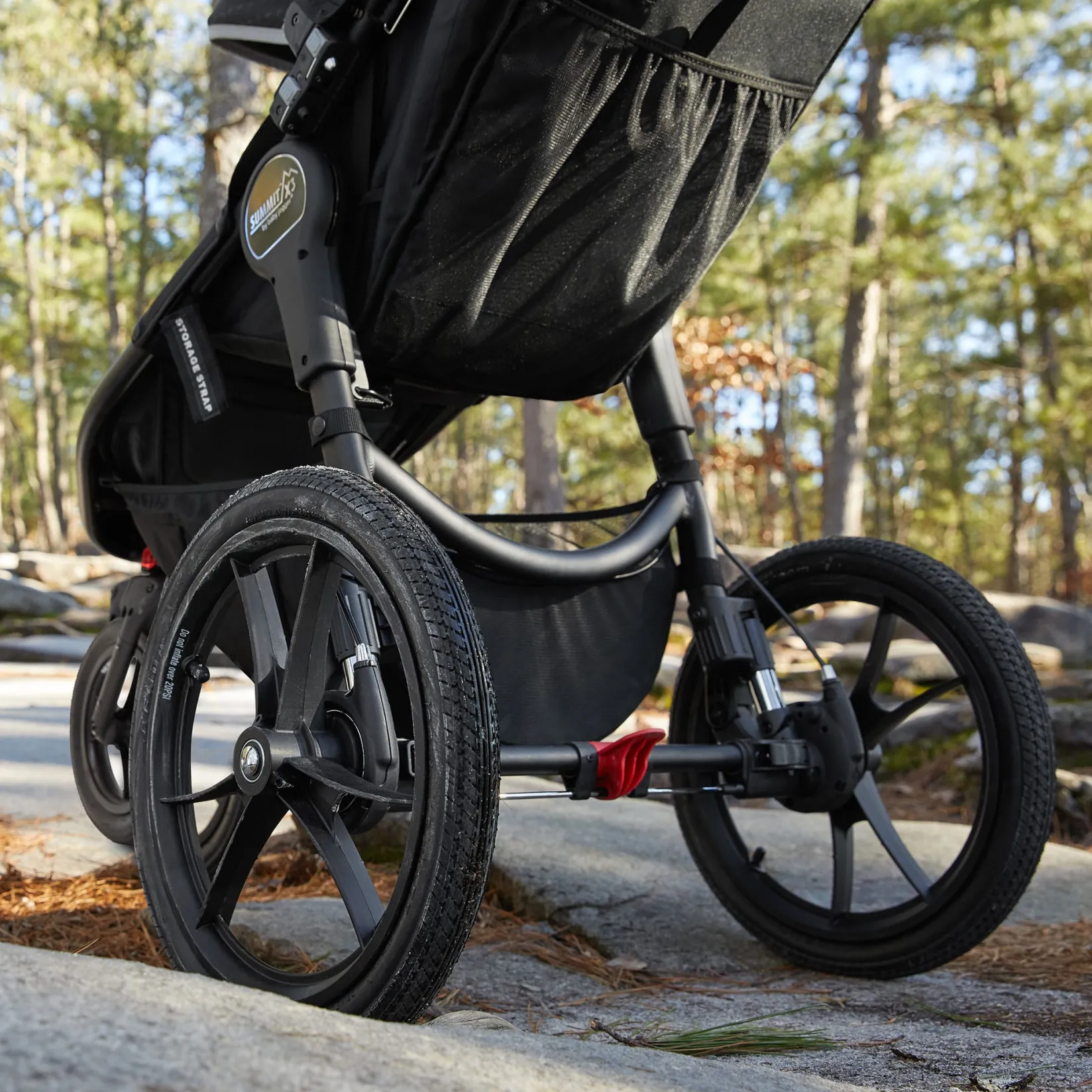 Strollers|Strollers & Trailers>Baby Jogger Summit X3 Stroller - Midnight Black
