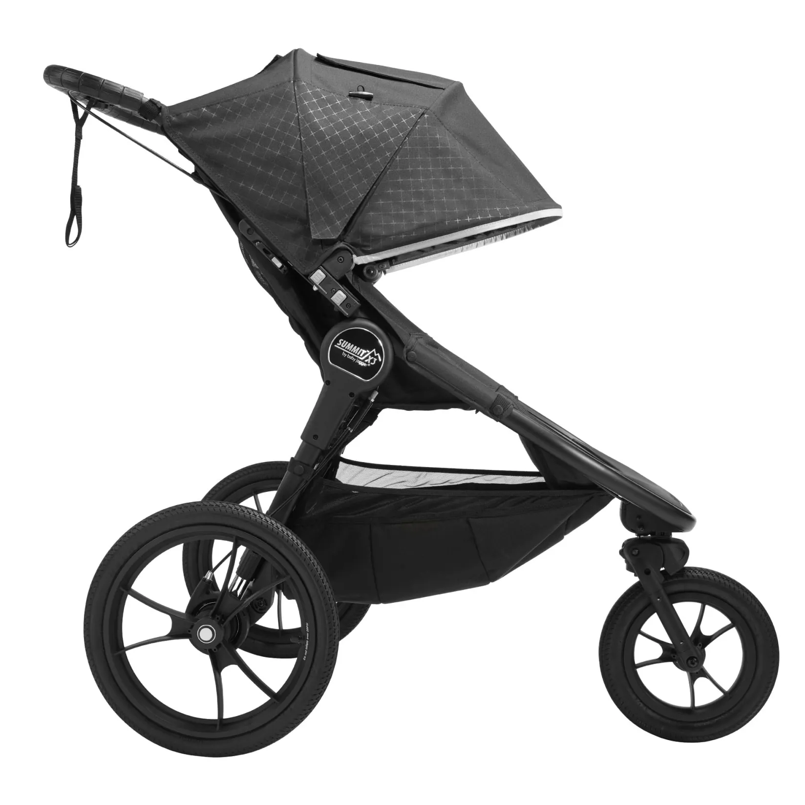 Strollers|Strollers & Trailers>Baby Jogger Summit X3 Stroller - Midnight Black