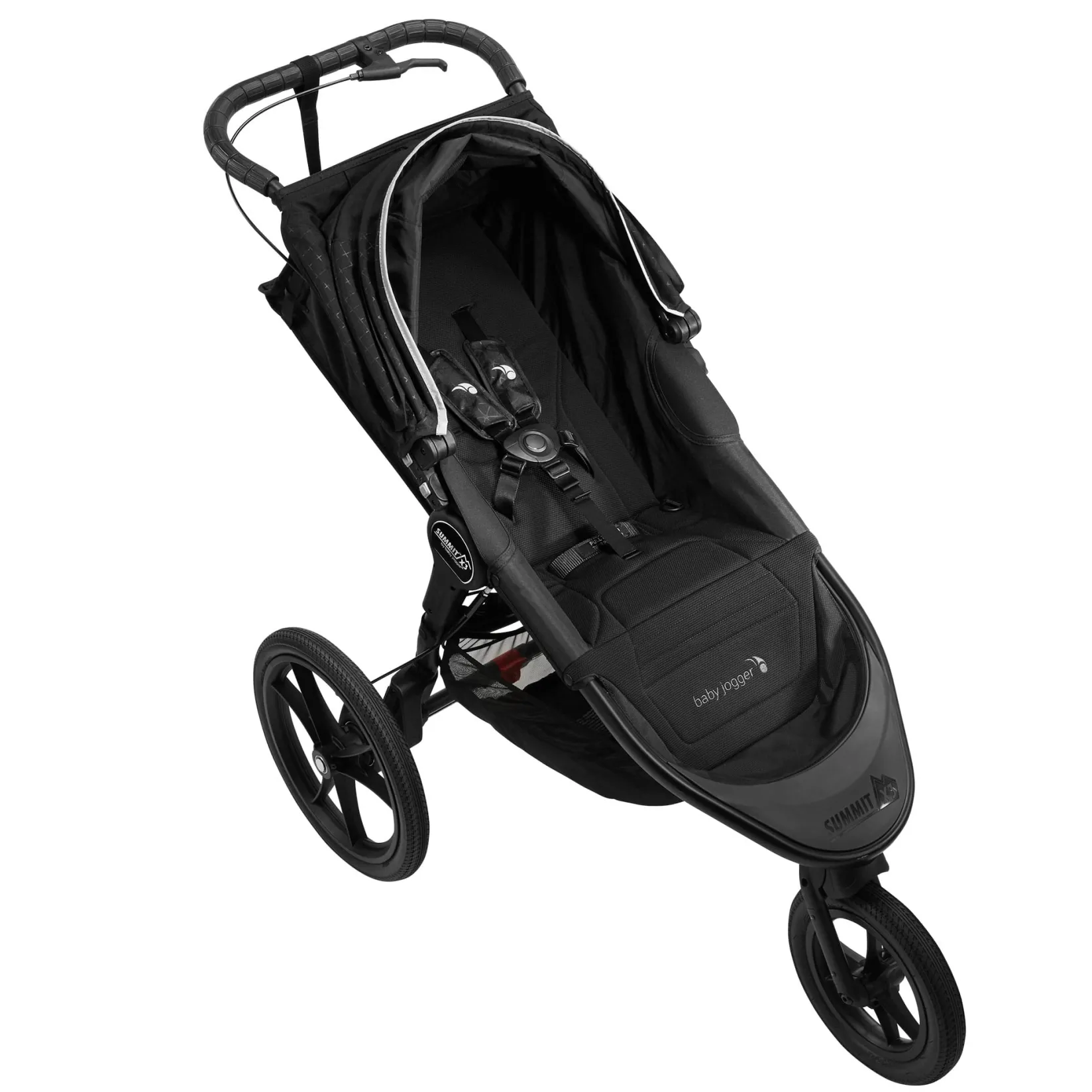 Strollers|Strollers & Trailers>Baby Jogger Summit X3 Stroller - Midnight Black