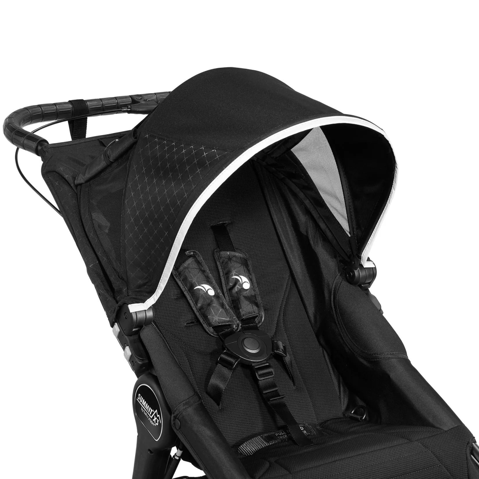 Strollers|Strollers & Trailers>Baby Jogger Summit X3 Stroller - Midnight Black