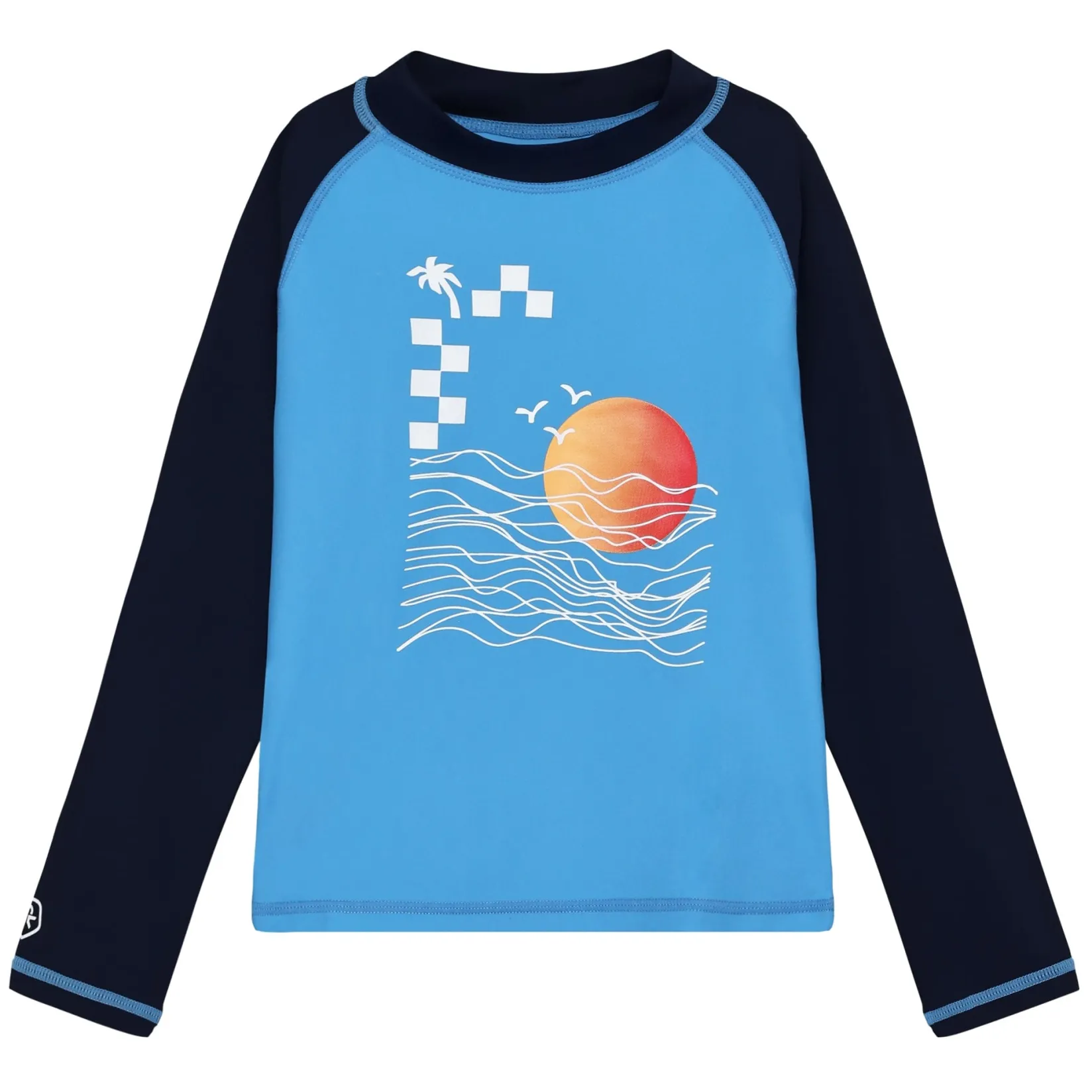 Swimsuits>Color Kids Sun Rashguard 2-12 Blue