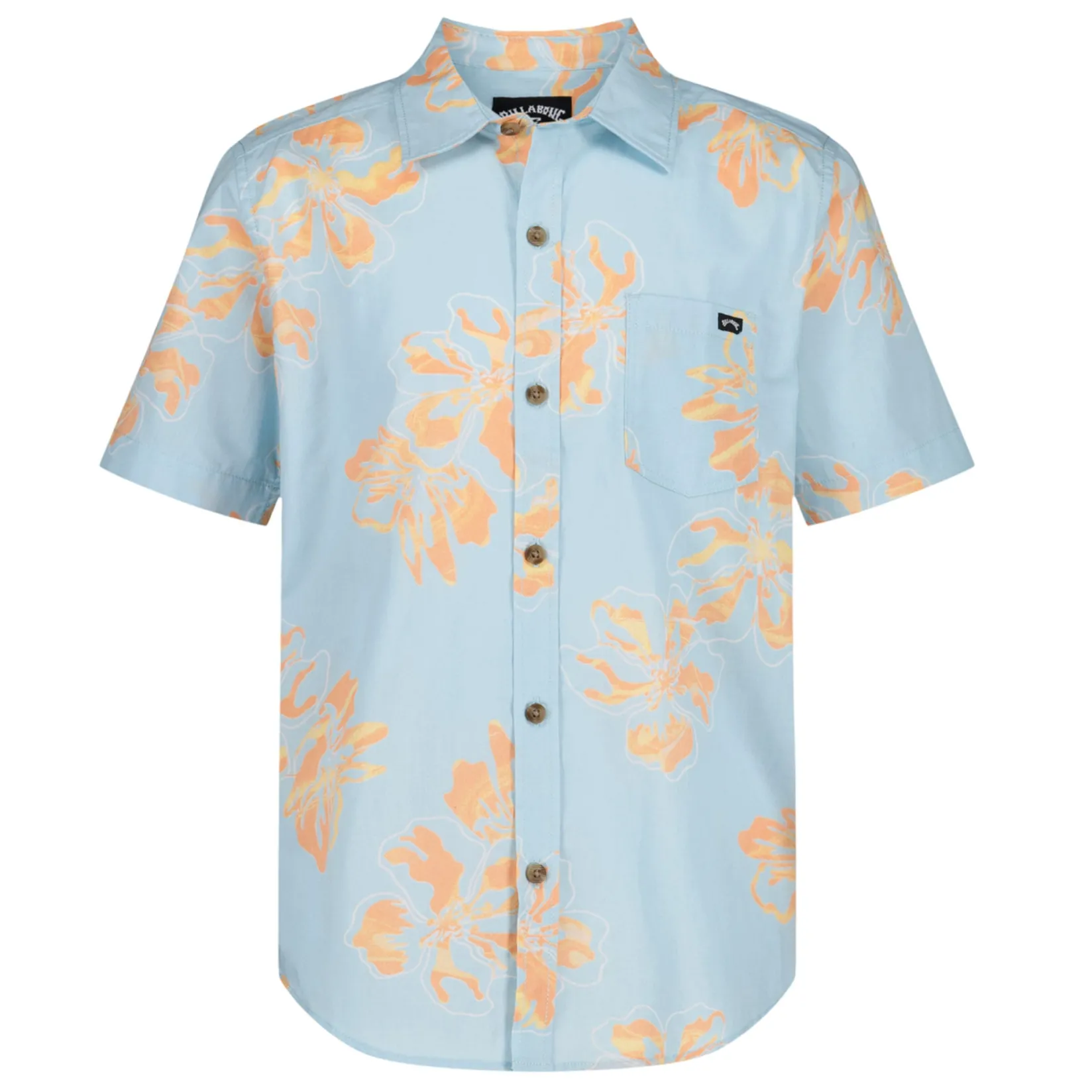 Tops>Billabong Sundays Shirt 4-7 Blue
