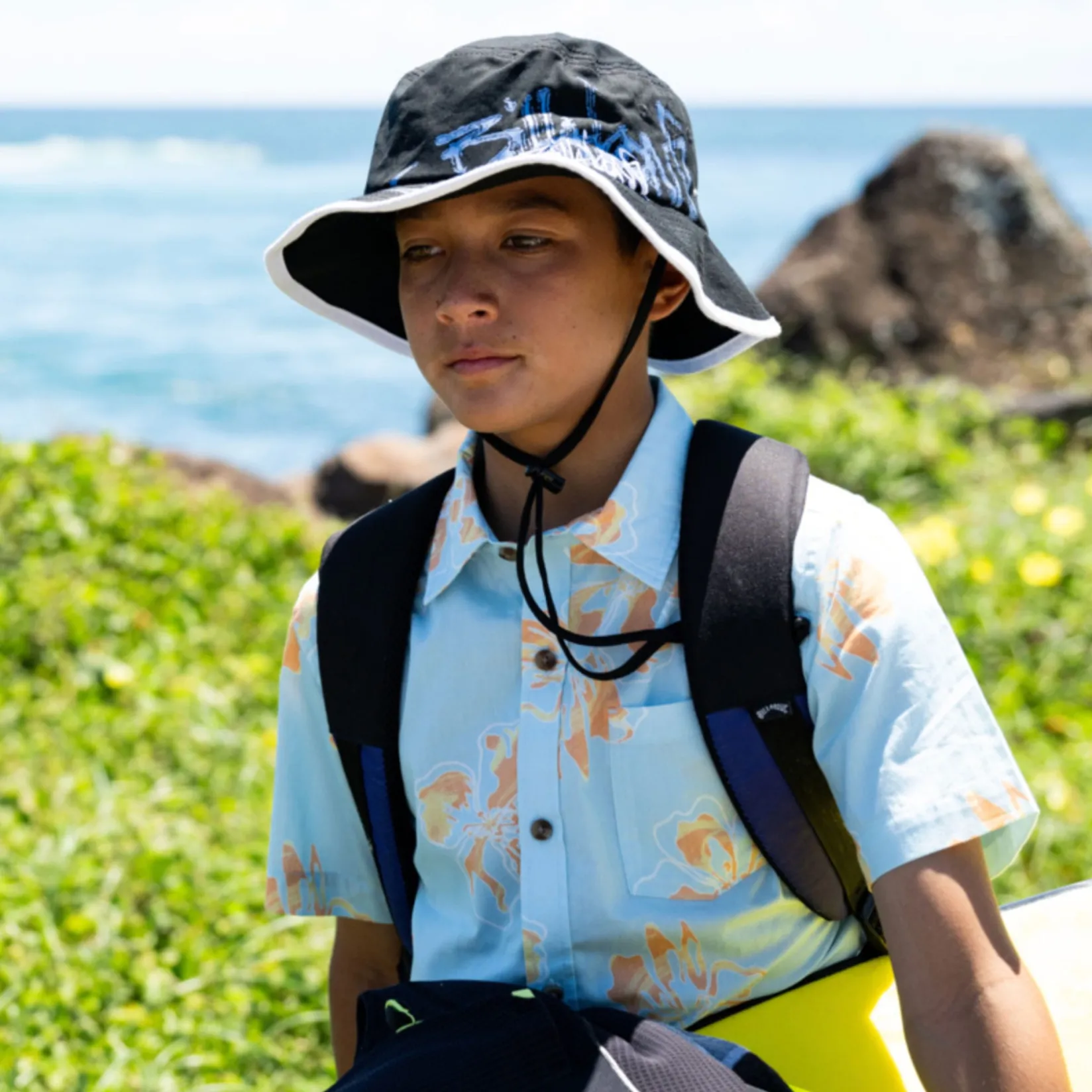 Tops>Billabong Sundays Shirt 4-7 Blue