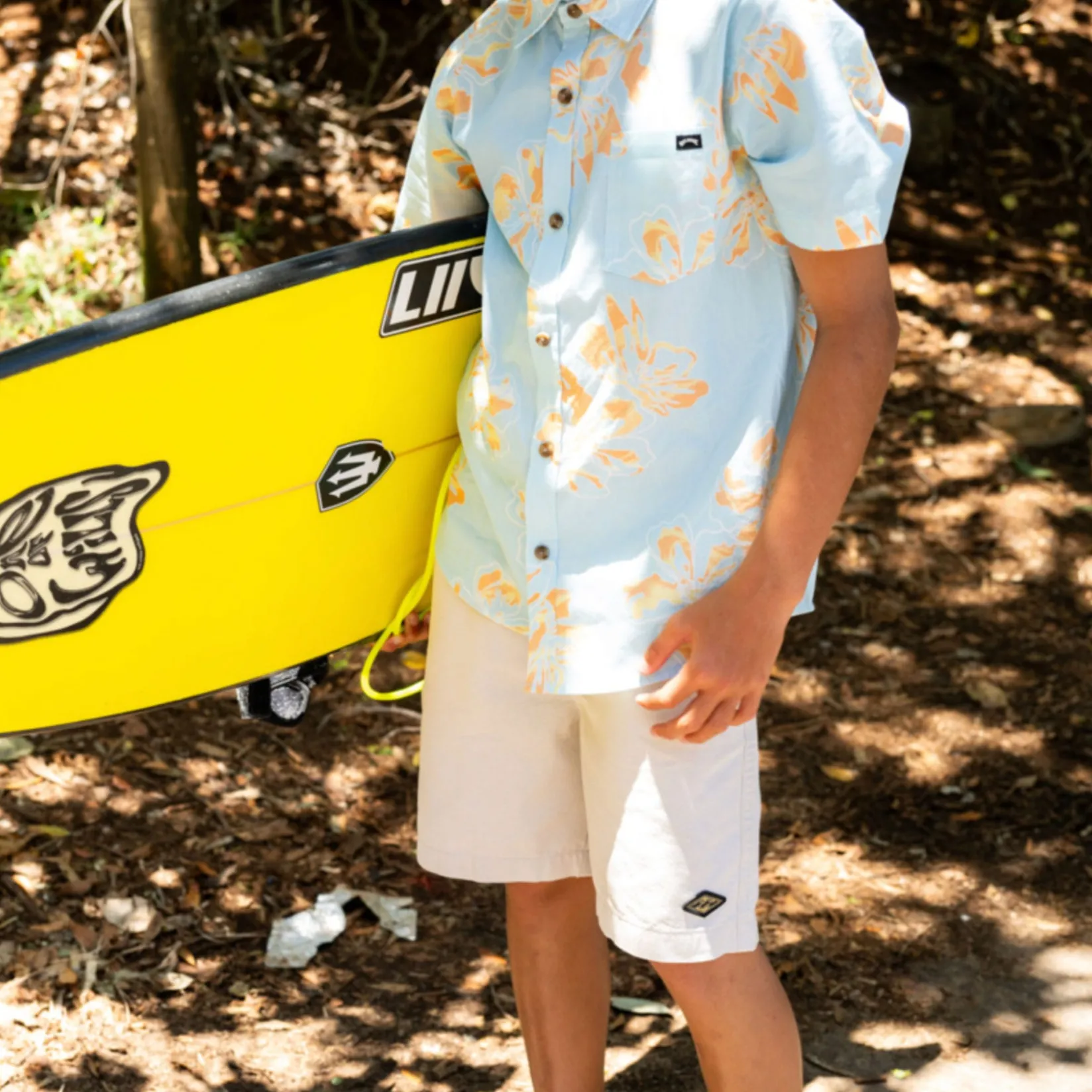 Tops>Billabong Sundays Shirt 4-7 Blue