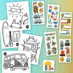 Temporary Tattoos|Diy & Activities>Pico Tatouages Sunny Surprise kit