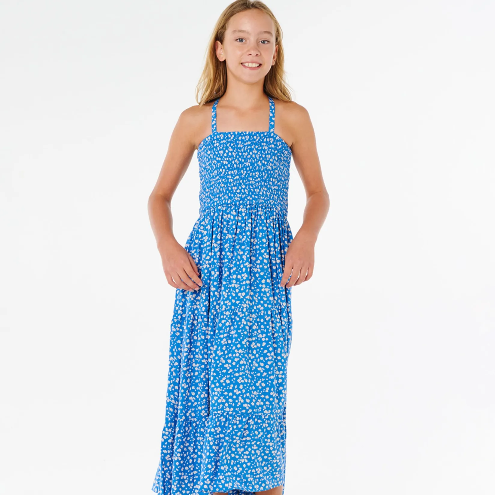 Dresses & Rompers>Rip Curl Sunshine Ditsy Mxi Dress 8-14y Blue