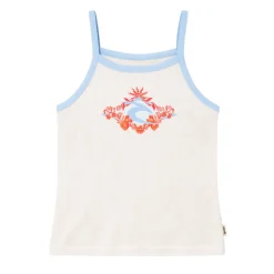 Tops>Rip Curl Sunshine Squad Rib Tank 8-14 Ivory