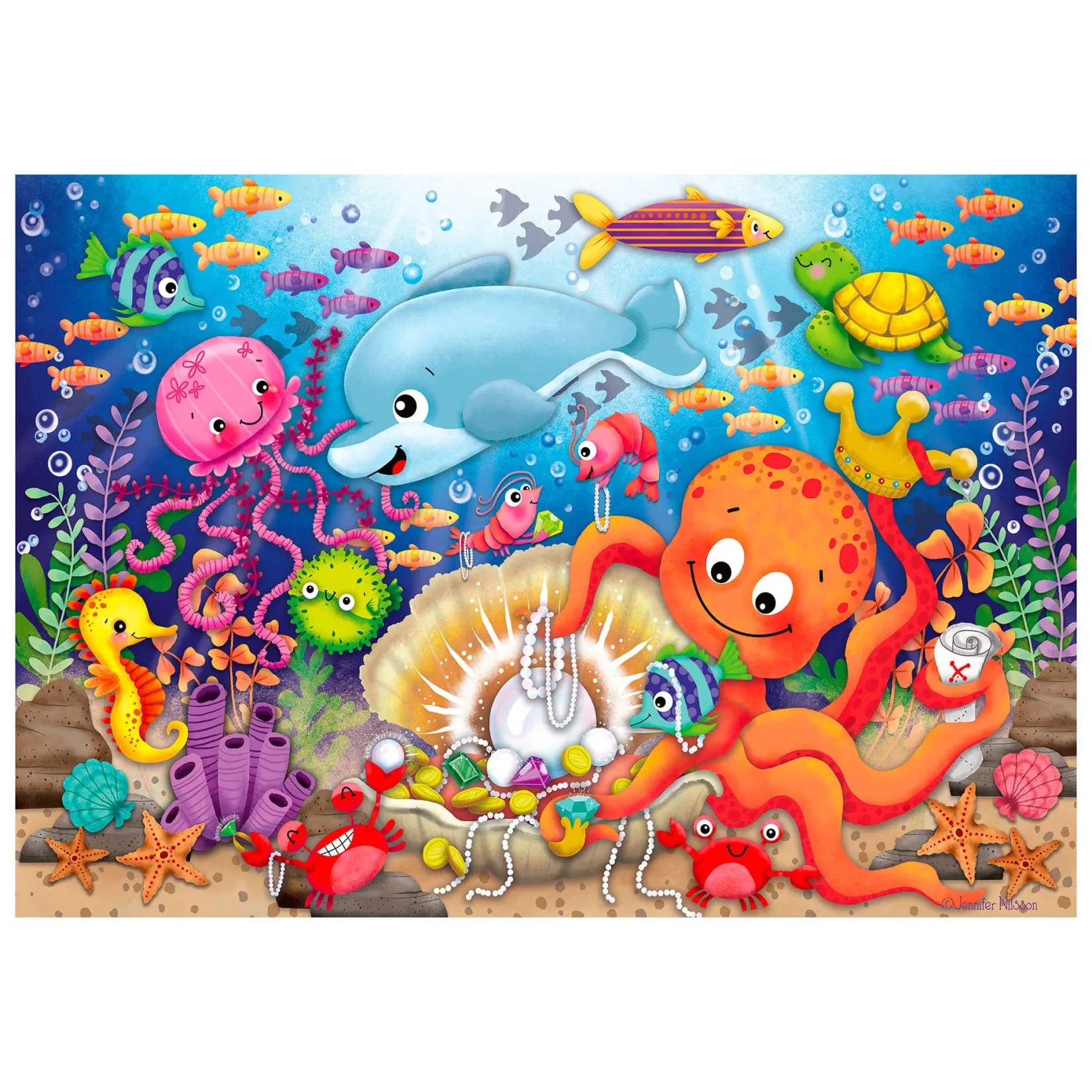 Clearance Super Sized Floor Puzzle - Sea Kids Puzzles