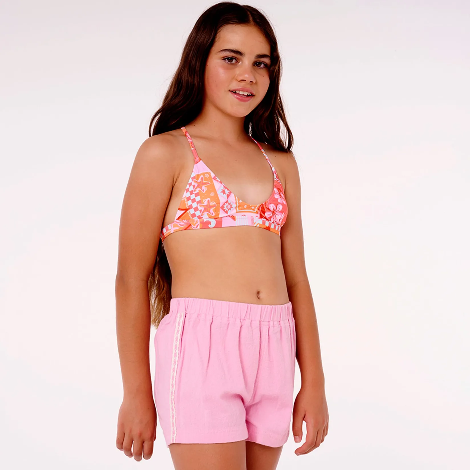 Clearance Surf Luxe Summer Shorts 8-14 Kids Shorts & Bermuda