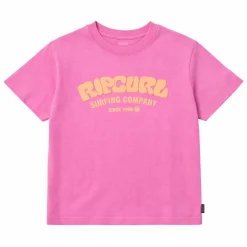 Tops>Rip Curl Surf Puff Relaxed T-shirt 8-14y Fuchsia