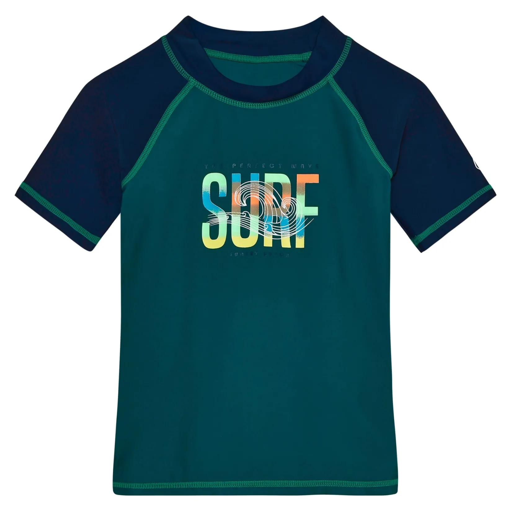 Swimsuits>Color Kids Surf Rashguard 2-12 Teal