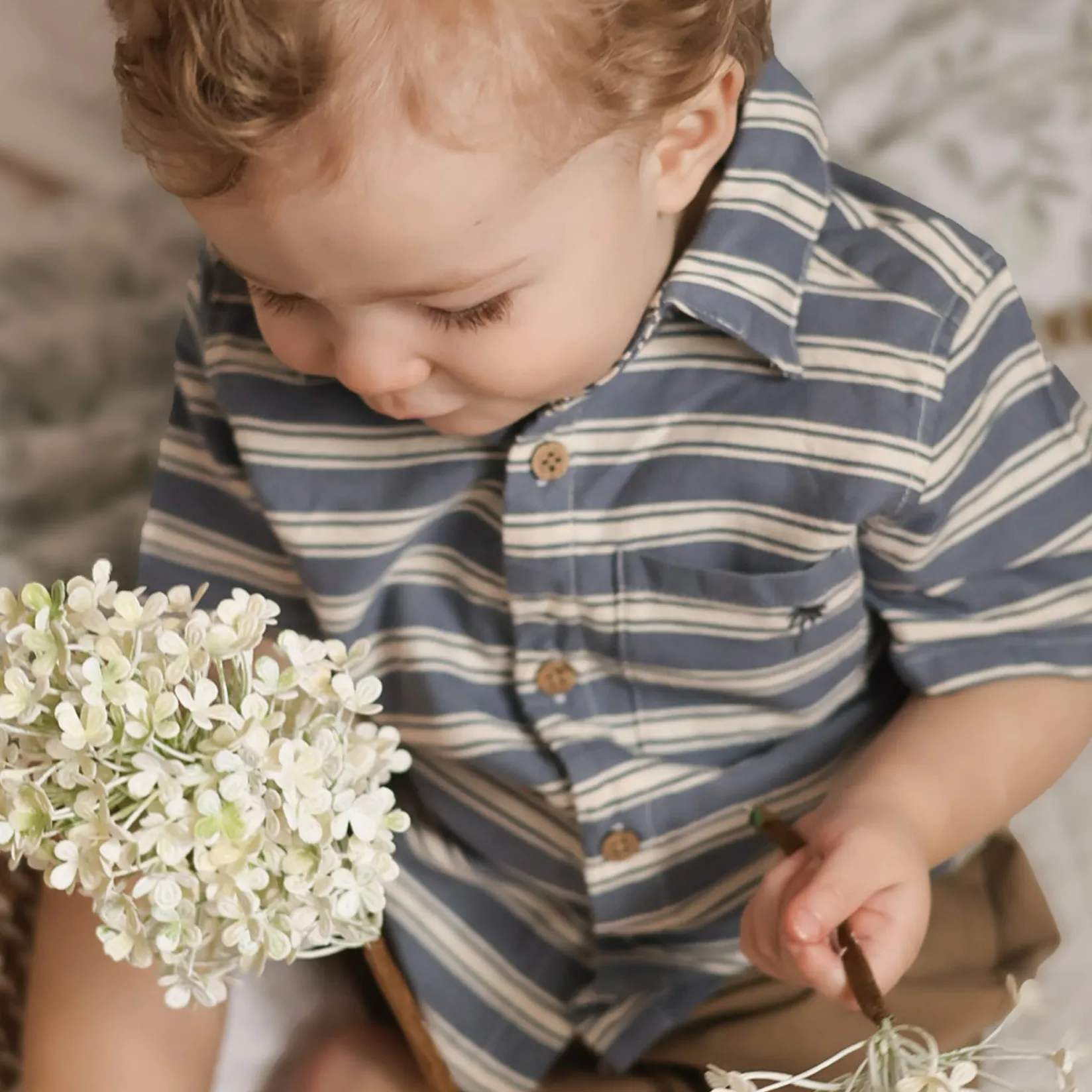 Best Surf Striped Shirt 3-24m BOY Tops