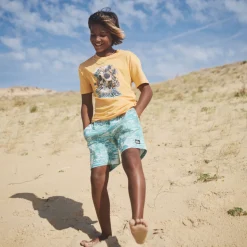 Swimsuits>Quiksilver Surfsilk Mix Volley 4-7 Turquoise