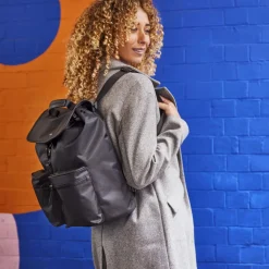 Clearance Sustainable Backpack Diaper Bag - Black Diaper Bags|Diaper Bags