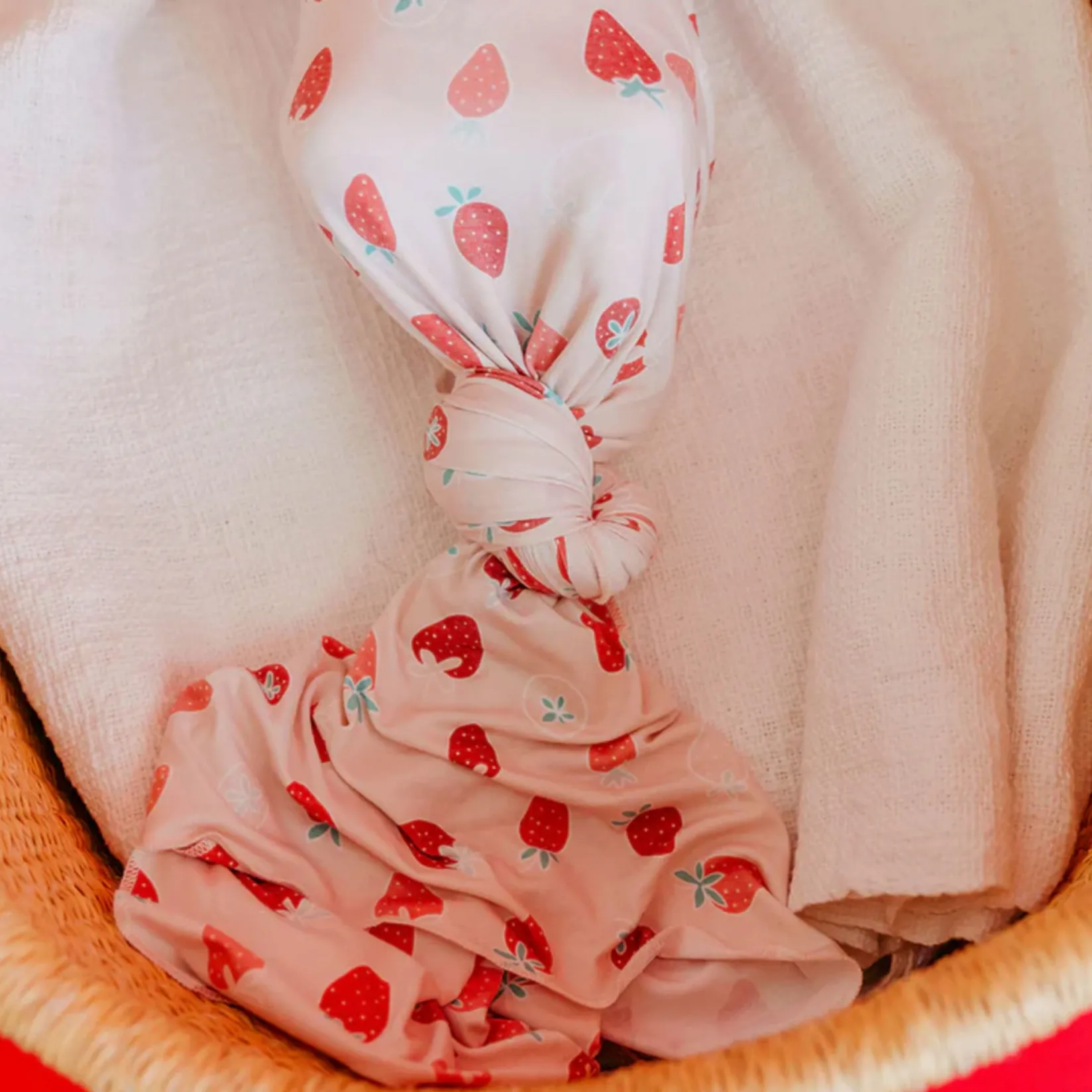 Clearance Swaddle Blanket - Strawberry Kids Blankets|Blankets