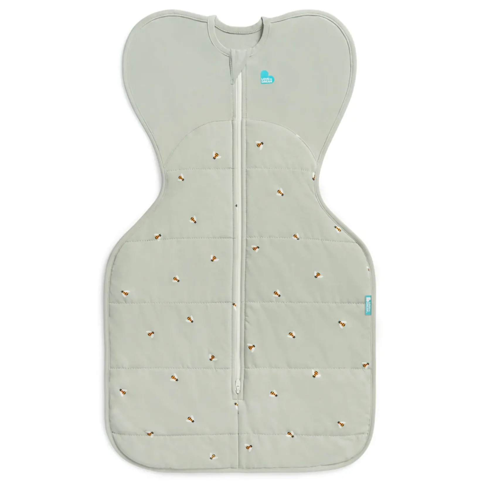 Pajamas|Sleep Bags>Love to Dream Swaddle Up Original Medium 13-19lb - Bees