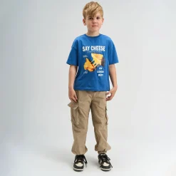 Tops>The New Swayne T-shirt 3-14 Royal Blue