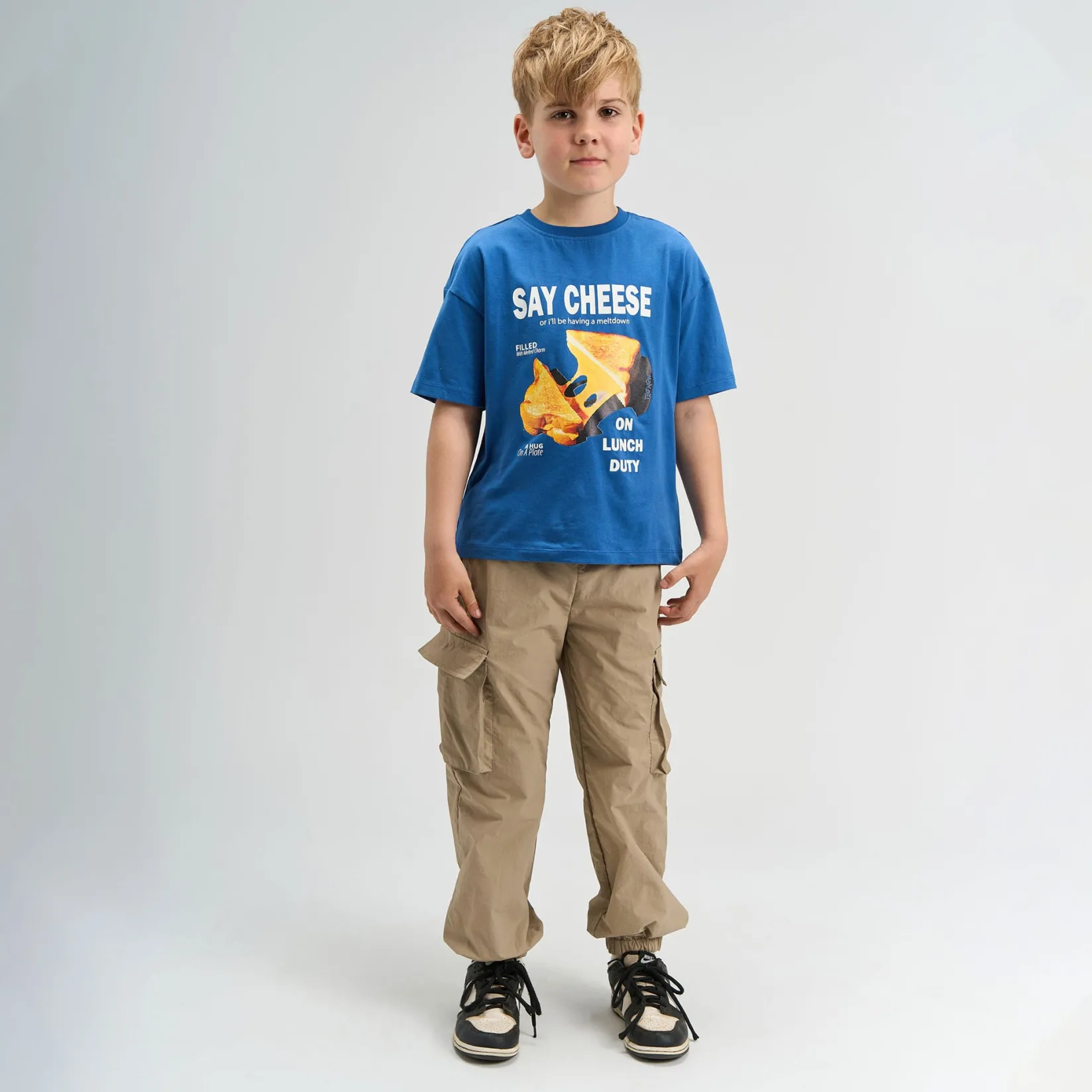 Tops>The New Swayne T-shirt 3-14 Royal Blue