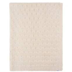Blankets|Blankets>Just Born Sweater Knit Blanket - Tan