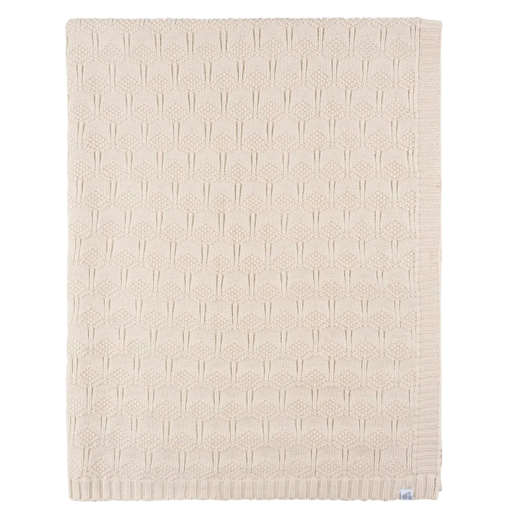 Blankets|Blankets>Just Born Sweater Knit Blanket - Tan