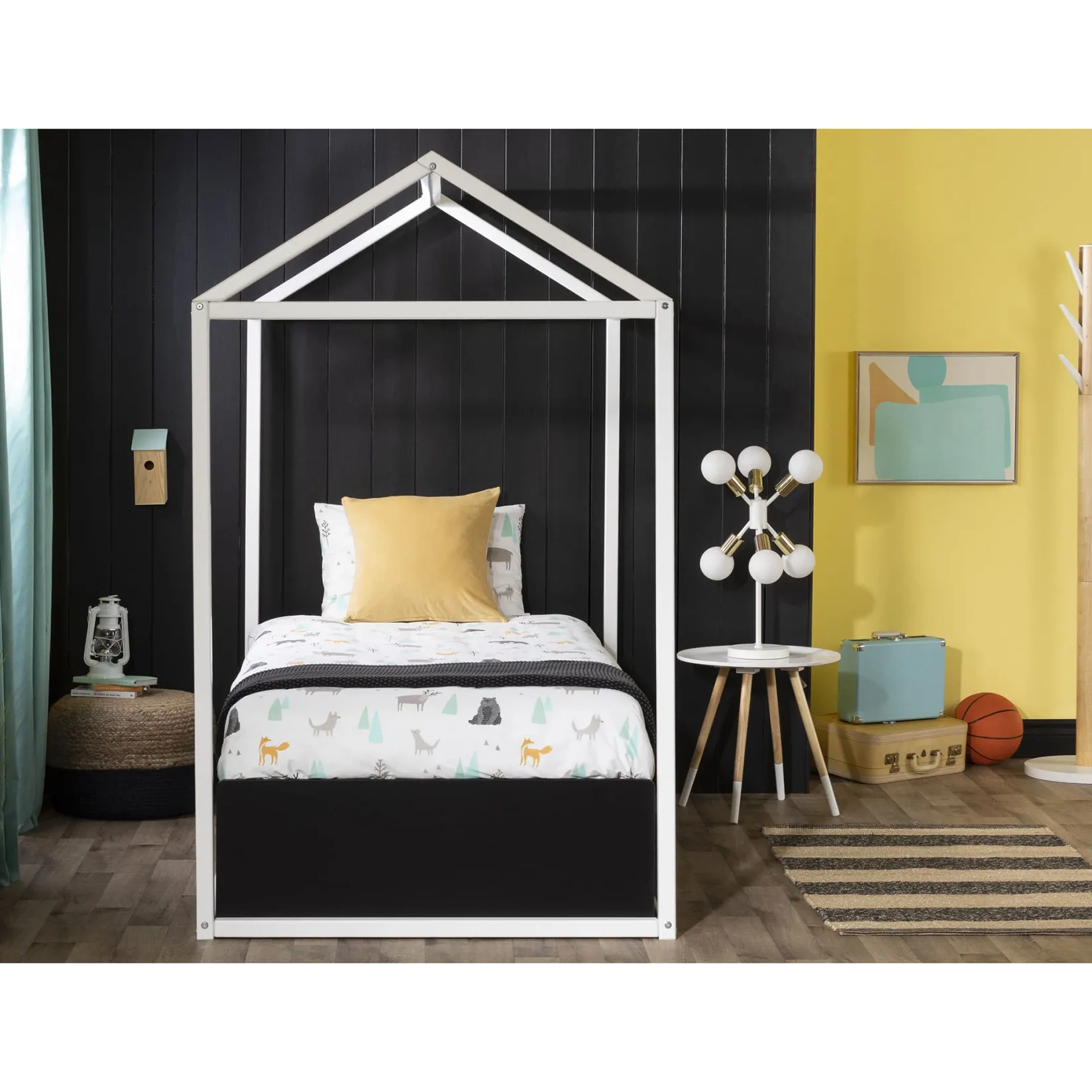 Twin, Full & Queen Beds>South Shore Sweedi House Bed for Twin Bed - White