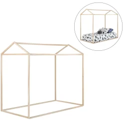 Twin, Full & Queen Beds>South Shore Sweedi House Bed for Twin Bed - Natural