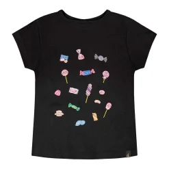 Tops>Deux par Deux Sweet Candy T-shirt 3-6 Black