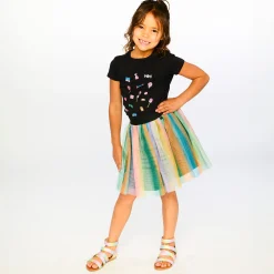 Tops>Deux par Deux Sweet Candy T-shirt 3-6 Black