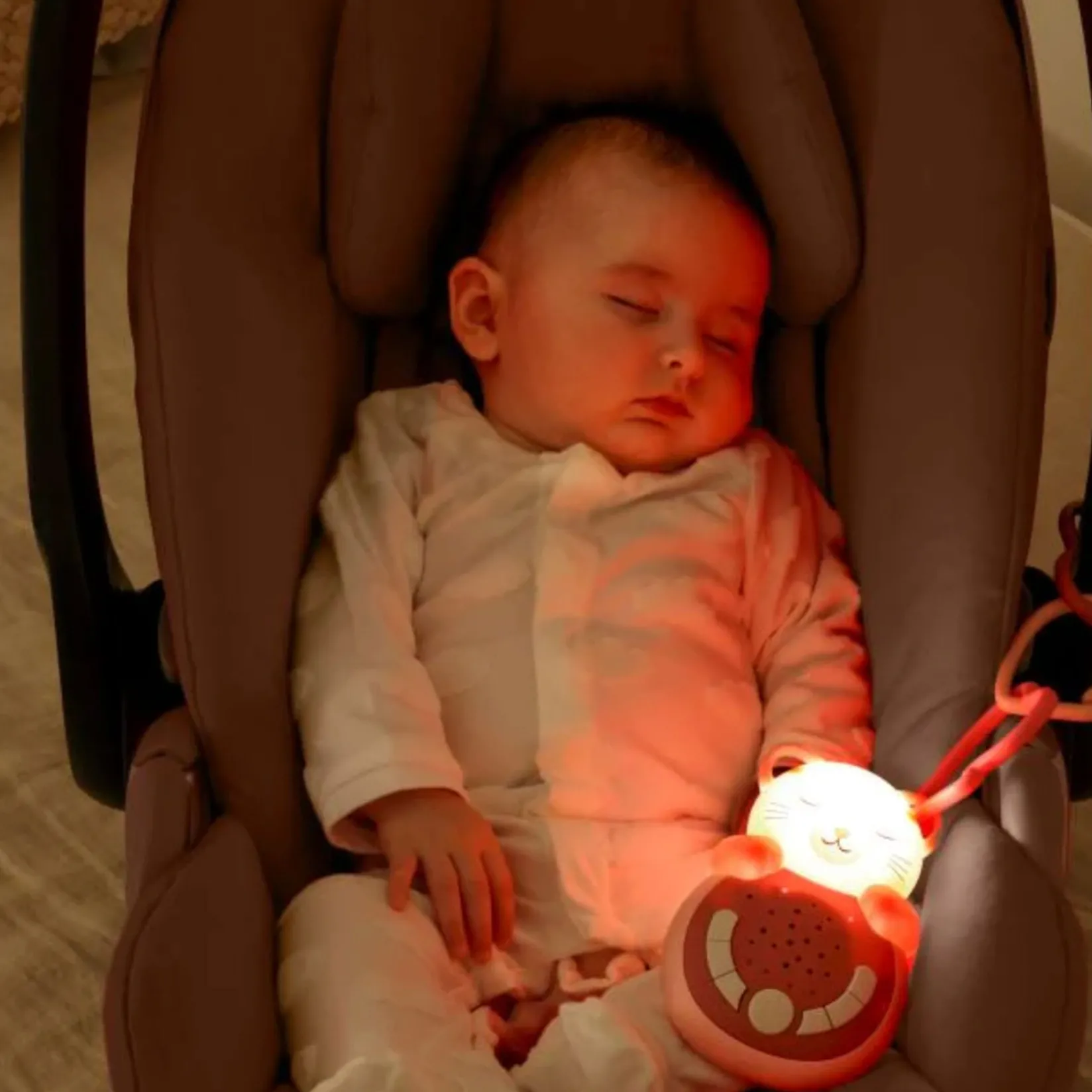 Stroller & Car Seat Toys|Developmental Toys>Cloud B Sweet Dreamz On The Go- Pink Cat