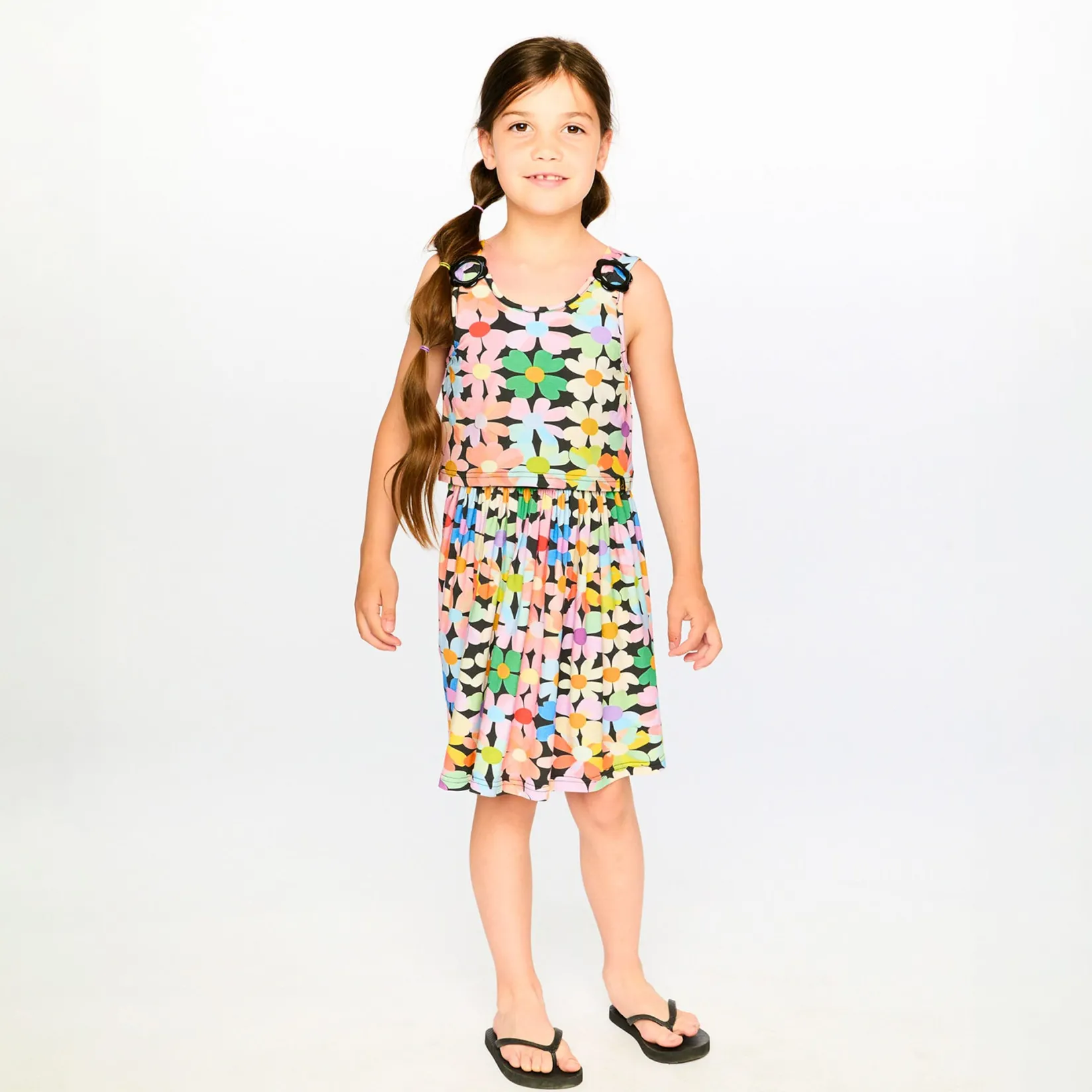 Dresses & Rompers>Deux par Deux Sweet Flowers Dress 3-6 Pink