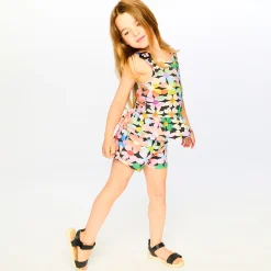 Hot Sweet Flowers Tank Top 7-10 Kids Tops