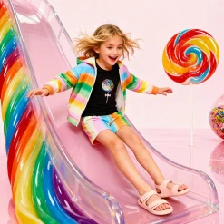Discount Sweet Rainbow Short 3-6 Kids Shorts & Bermuda