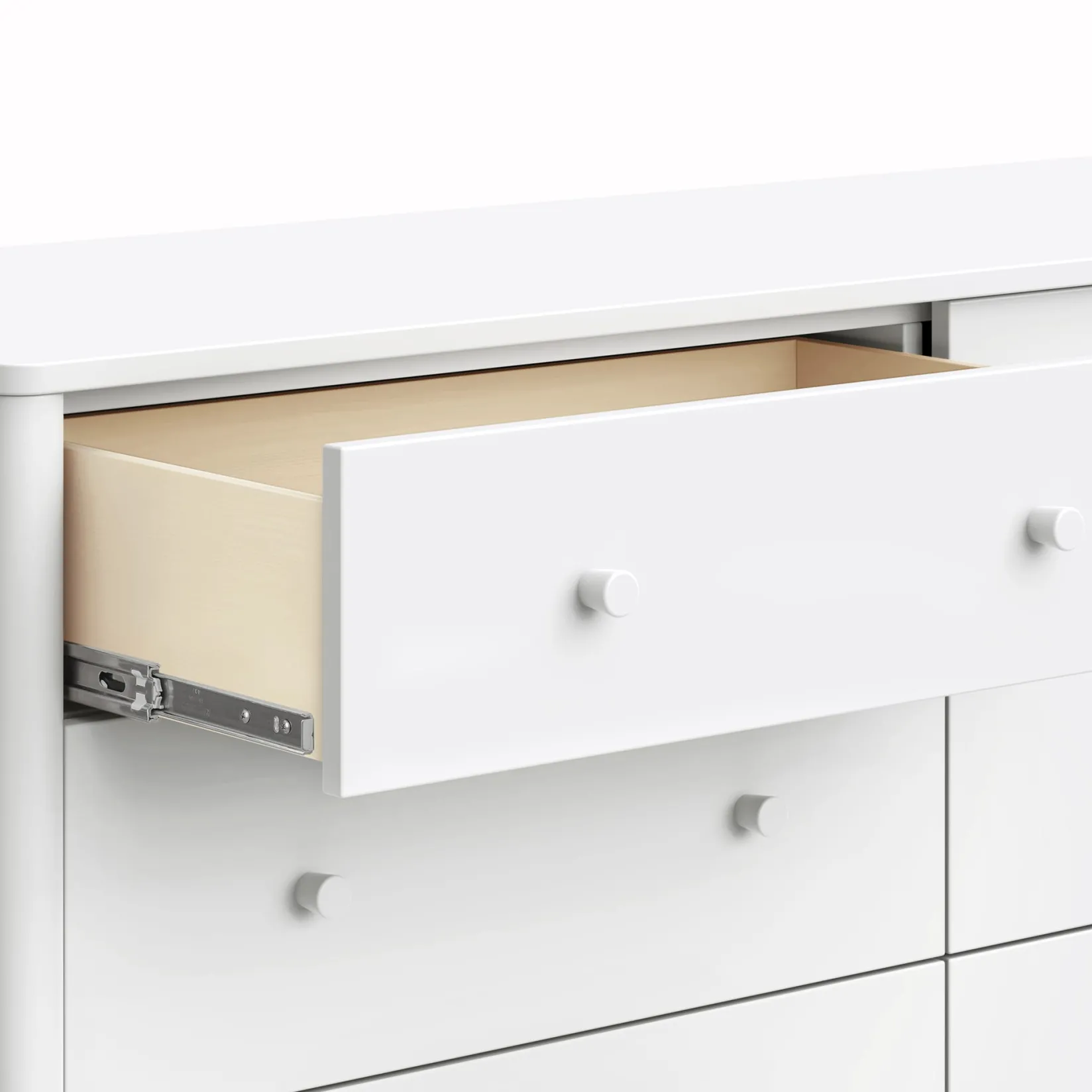 Storage Furniture>Babyletto Swell 6 Drawers Assembled Dresser- White