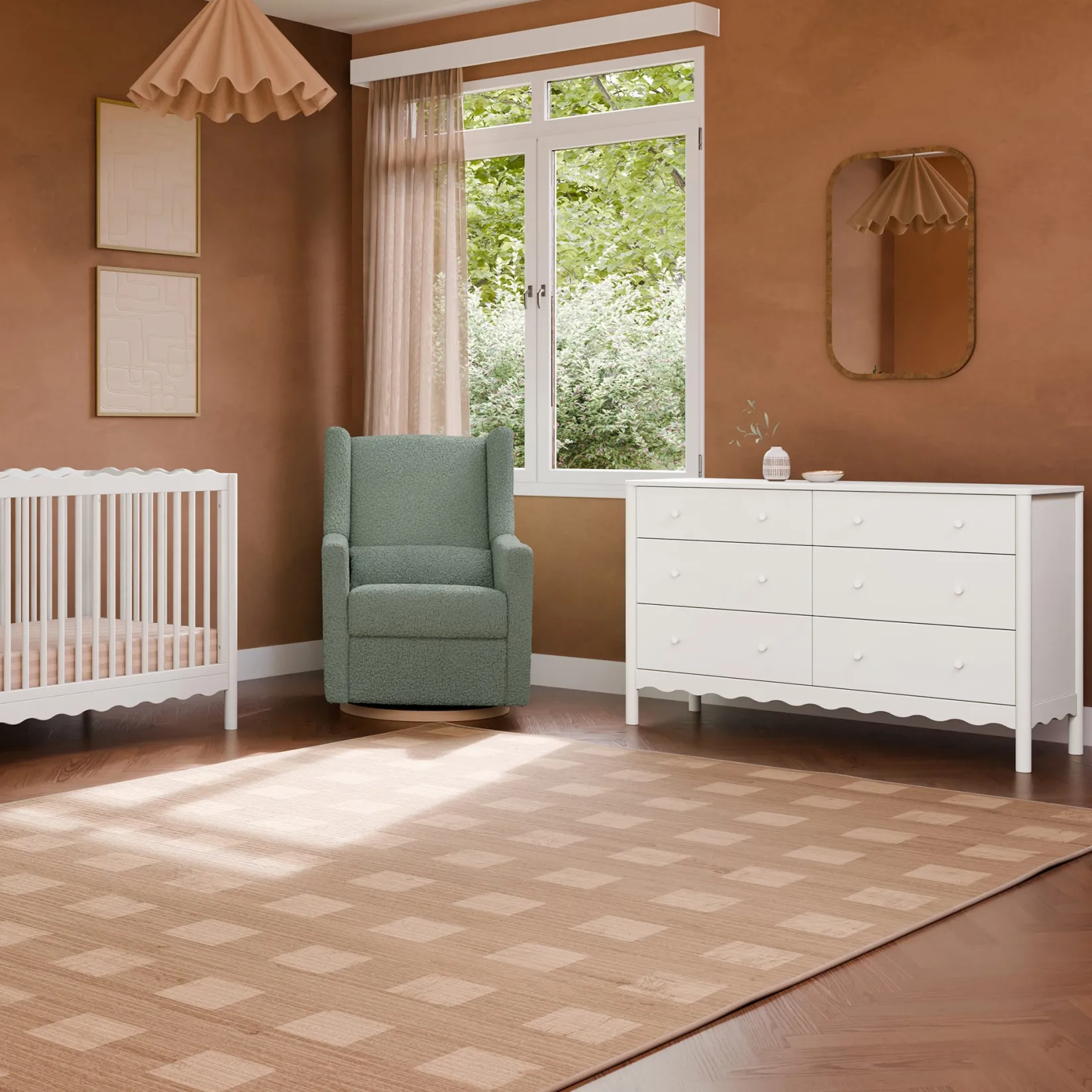 Storage Furniture>Babyletto Swell 6 Drawers Assembled Dresser- White