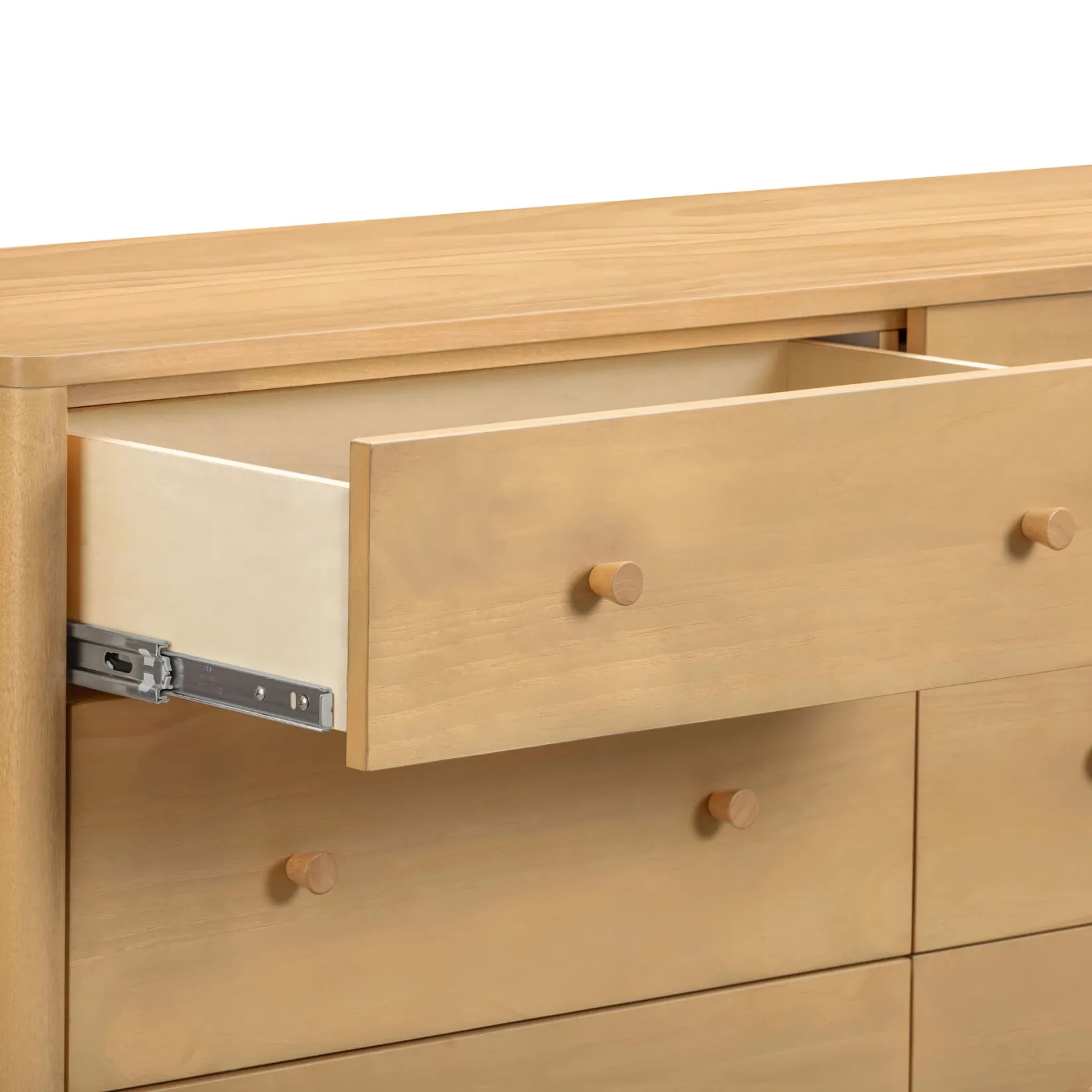 Swell 6-Drawer Assembled Dresser - Honey Storage Furniture