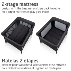 Hot Swiff Playard - Beyond Graphite Playards & Bassinets|Playards & Bassinets