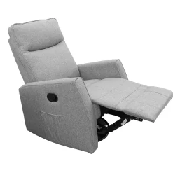 Online Swivel Recliner Rocking Chair - Gray Tweed Gliders & Rocking Chairs|Gliders & Rocking Chairs