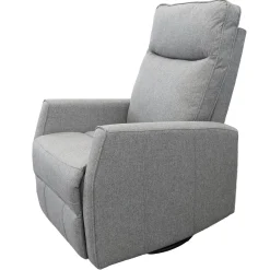 Online Swivel Recliner Rocking Chair - Gray Tweed Gliders & Rocking Chairs|Gliders & Rocking Chairs