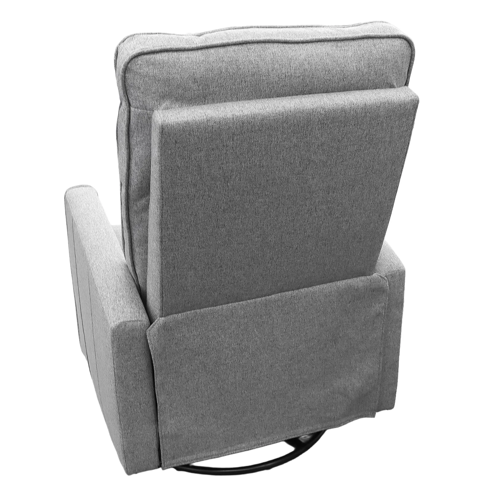 Online Swivel Recliner Rocking Chair - Gray Tweed Gliders & Rocking Chairs|Gliders & Rocking Chairs